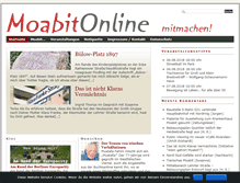 Tablet Screenshot of moabit-online.de